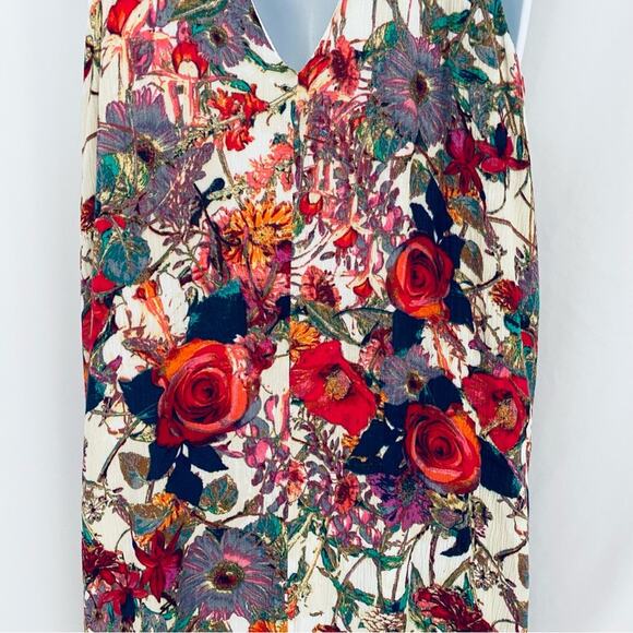 Entro Floral Mini Dress/Tunic Size Small - Picture 9 of 12